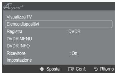SAMSUNG PS50B560T7P - Passaggio da un dispositivo Anynet+ all'alto - 1