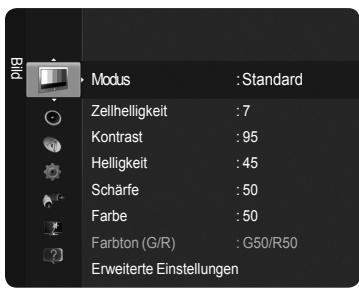 SAMSUNG PS50B560T7P - Anzeigen des Bildschirmmenüs - 4