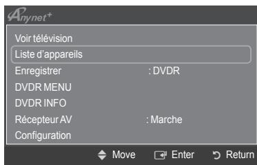 SAMSUNG PS50B560T7P - Commutation entre péripériques Anynet+ - 1