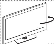 SAMSUNG PS50B560T7P - Utilisation de la base-support - 1