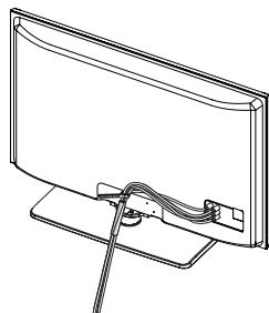 SAMSUNG PS50B560T7P - Assembling the Cables - 1