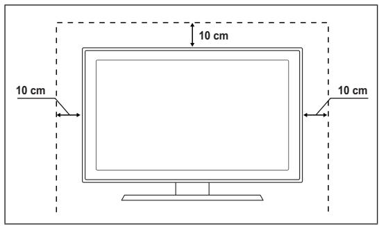 SAMSUNG PS50B560T7P - Securing the Installation Space - 1