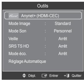 SAMSUNG PS50B560T7P - Utilisation du bouton TOOLS - 2