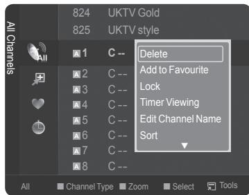 SAMSUNG PS50B560T7P - Fine Tune (Analogue channel only) - 5