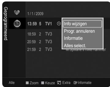 SAMSUNG PS50B560T7P - Druk op de toets TOOLS om het menu Extra wee ter Geven. - 1