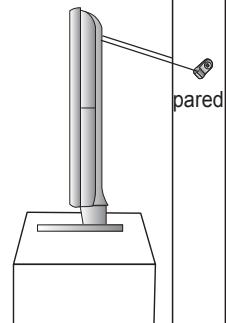 SAMSUNG PS50B560T7P - Fijación del television a la pared - 4