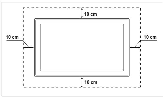 SAMSUNG PS50B560T7P - Securing the Installation Space - 2