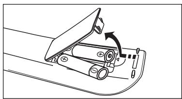 SAMSUNG PS50B560T7P - Batterijen in de afstandsbedieningplaatsen - 1