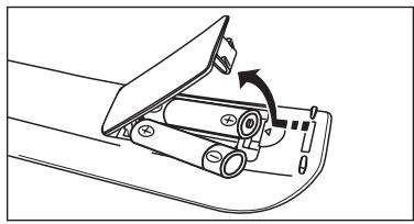 SAMSUNG PS50B560T7P - Installazione delle batterie nel telecomando - 1
