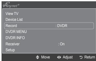 SAMSUNG PS50B560T7P - Recording - 1