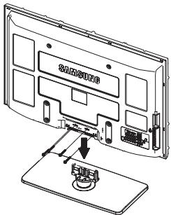 SAMSUNG PS50B560T7P - Assemblage de la base-support (selon le modele) - 1
