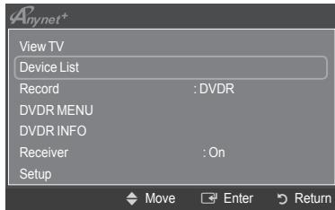 SAMSUNG PS50B560T7P - Switching between Anynet+ Devices - 1