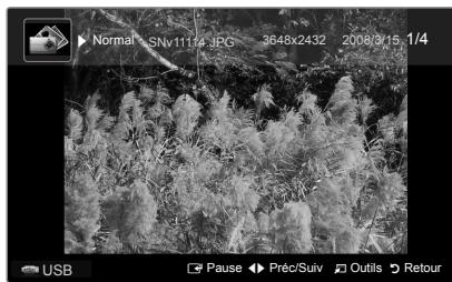 SAMSUNG PS50B560T7P - Visualisation d'un diaporama - 1