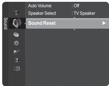 SAMSUNG PS50B560T7P - Sound Reset - 1