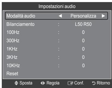 SAMSUNG PS50B560T7P - Impostazioni audio - 2