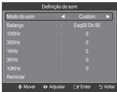 SAMSUNG PS50B560T7P - Definicao do som - 2