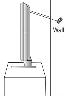 SAMSUNG PS50B560T7P - Securing the TV to the Wall - 4