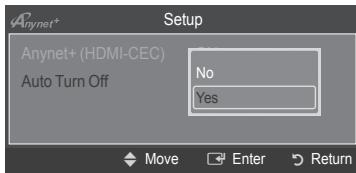 SAMSUNG PS50B560T7P - Auto Turn Off  No / Yes - 2
