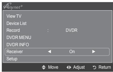 SAMSUNG PS50B560T7P - Listening through a Receiver (Home theater) - 1