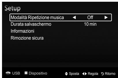 SAMSUNG PS50B560T7P - Uso del menu Impostazione - 2