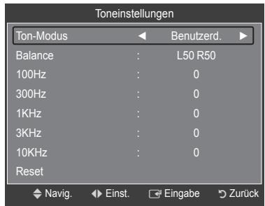 SAMSUNG PS50B560T7P - Toneinstellungen - 2