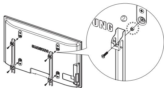 SAMSUNG PS50B560T7P - Specifications voor de wandbevestigingskit (VESA) - 4