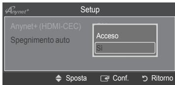 SAMSUNG PS50B560T7P - Impostazione di Anynet+ (HDMI-CEC) - 3
