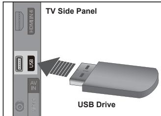 SAMSUNG PS50B560T7P - Connecting a USB Device - 1