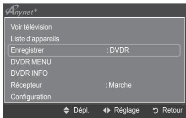 SAMSUNG PS50B560T7P - Enregistrement - 1
