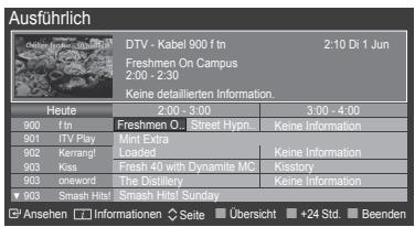 Ausführlich DTV - Kabel 900 f tn 2:10 Di 1 Jun Freshmen On Campus 2:00 - 2:30 Keine detaillierten Information. Heute 2:00 - 3:00 3:00 - 4:00 900 f tn Freshmen O... Street Hypn... Keine Information 901 ITV Play Mint Extra 902 Kerrang! Loaded Keine Information 903 Kiss Fresh 40 with Dynamite MC... Kastory 904 crenword:The Distillery Keine Information 905 Smash Hitler Smash Hitler Sunday Ansehen □ Informationen □Seite □Übersicht □-24 Std. □Beenden