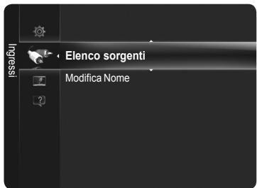 Elenco sorgenti Modifica Nome