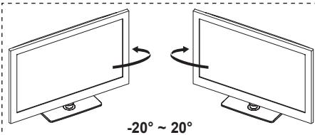 -20° ~ 20°