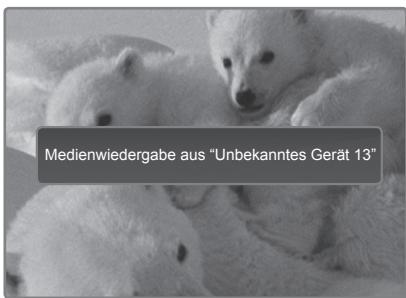 Medienwiedergabe aus "Unbekanntes Gerät 13"
