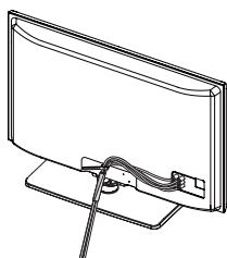 SAMSUNG PS50B650S1W - Verlegen der Kabel - 1