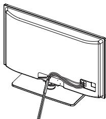 SAMSUNG PS50B650S1W - De snoeren bij elkaar houden - 1