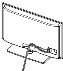 SAMSUNG PS50B650S1W - Assembling the Cables - 1