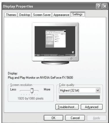 SAMSUNG PS50B650S1W - ☐ Konfigurieren Ihrer PC-Software (unter Windows XP) - 1