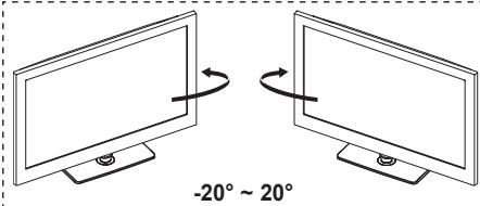 -20° ~ 20°