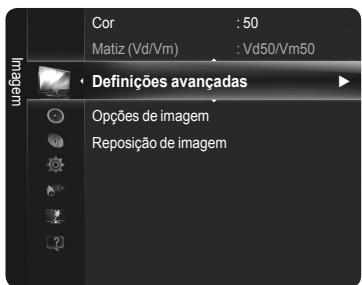 Cor : 50 Matiz (Vd/Vm) : Vd50/Vm50 Definições avançadas Opções de imagem Reposição de imagem