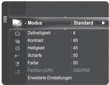 File Modus : Standard Zellhelligkeit : 4 Kontrast : 95 Helligkeit : 45 Schärfe : 50 Farbe : 50 Farbton (G/R) : G50/R50 Erweiterte Einstellungen