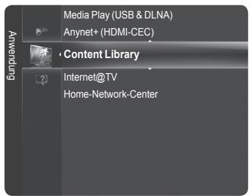 Media Play (USB & DLNA) Anynet+ (HDMI-CEC) • Content Library Internet@TV Home-Network-Center