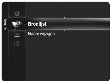Invoer • Bronlijst T Naam wijzigen