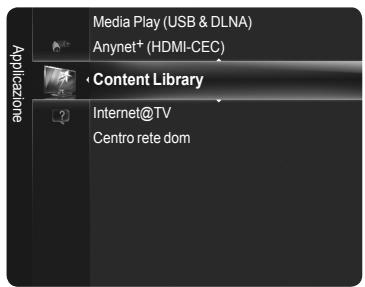 Media Play (USB & DLNA) Anynet+ (HDMI-CEC) • Content Library Internet@TV Centro rete dom