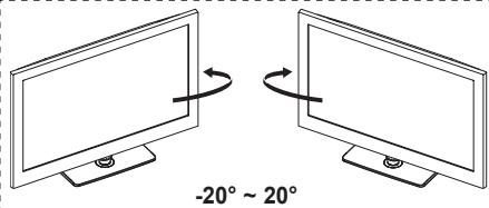 -20° ~ 20°