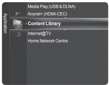 Media Play (USB & DLNA) Anynet+ (HDMI-CEC) • Content Library Internet@TV Home Network Centre
