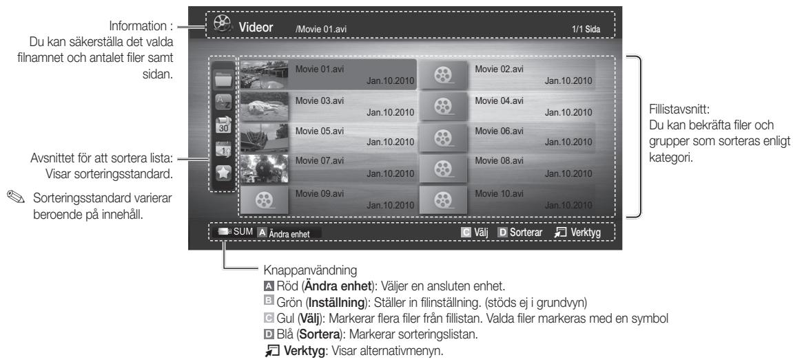 SAMSUNG UE-22C4005PW - Ansluta en USB-enhet - 5
