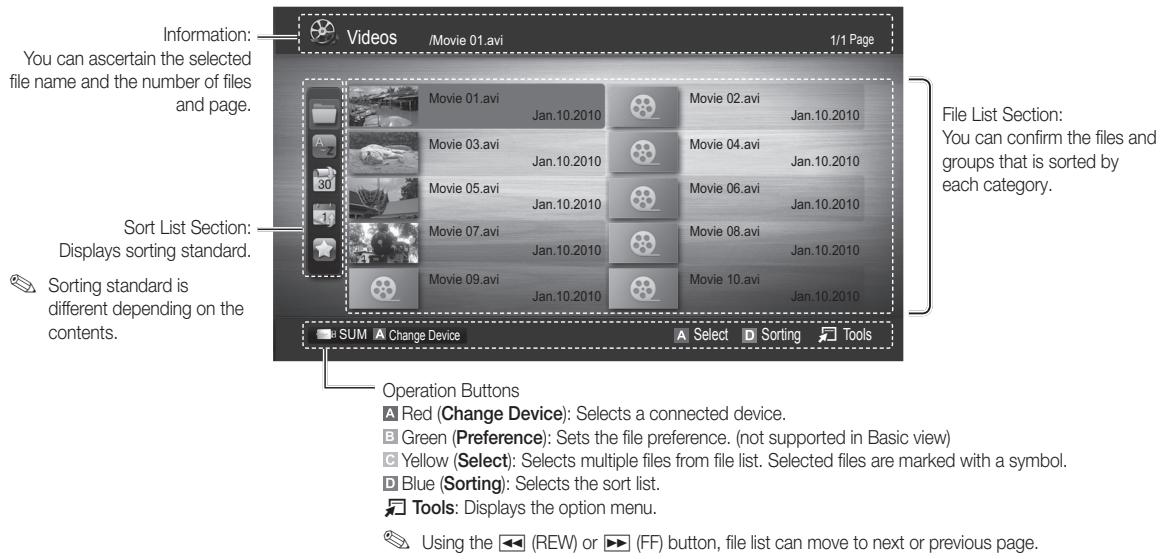 SAMSUNG UE-22C4005PW - Connecting a USB Device - 2