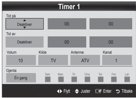 SAMSUNG UE-22C4005PW - Stille inn På/Av-timer - 1