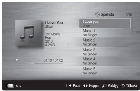 SAMSUNG UE-22C4005PW - Spela musik - 1