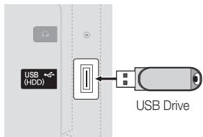 SAMSUNG UE-22C4005PW - Connecting a USB Device - 1